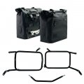 Due Borse laterali Khali in TPU 35L - 45L + Coppia piastre in Alluminio + Telai per borse in alluminio Moto Guzzi V85 TT (2024 in poi)