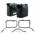 Due Borse laterali Khali in TPU 35L - 45L + Coppia piastre in Alluminio + Telai Triumph Scrambler 1200 X (2024 in poi)