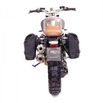 Due Borse laterali Canvas + Doppio Telaio NineT