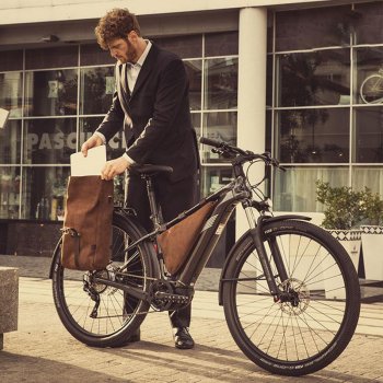 Gravel Pannier Crosta di cuoio