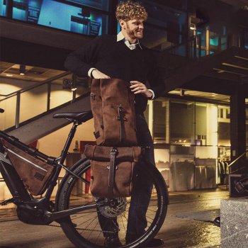 Gravel Pannier Crosta di cuoio