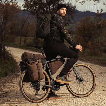Gravel Pannier Crosta di cuoio