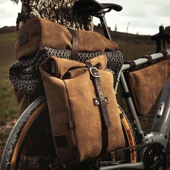 Gravel Pannier Crosta di cuoio