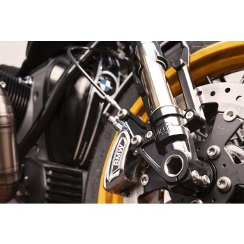 Kit forcella Ohlins custom 43 USD Gold BMW R18 + piastre e piedini Unit Garage (Assiale)