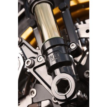 Kit forcella Ohlins custom 43 USD Gold BMW R18 + piastre e piedini Unit Garage (Assiale)