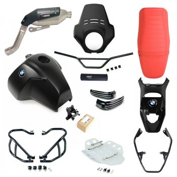 Kit Night black opaco BMW R12 G/S