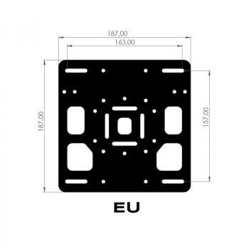Kit porta targa alto Royal Enfield Bear 650