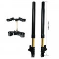 Kit forcella Ohlins USD LOW+ piastre e piedini Unit Garage (versione bassa)