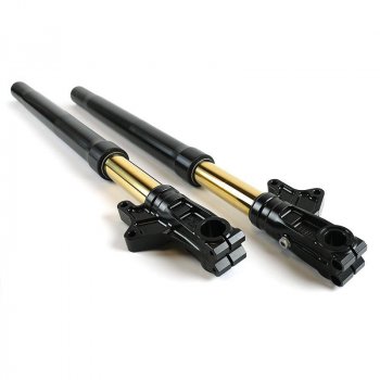 Kit forcella Ohlins USD + piastre e piedini Unit Garage