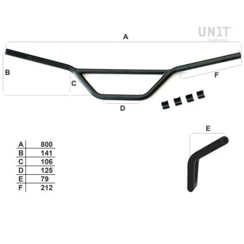 Manubrio Ergo BMW F450GS