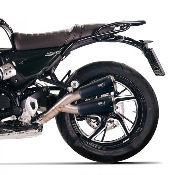 Marmitta Bassa Doppia in Titanio con saldature a vista BMW R12 NineT