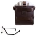 Portaborse in alluminio con frontale regolabile cuoio e aggancio rapido + Telaio BMW F450GS DX