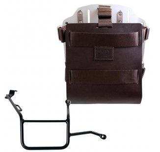 Portaborse in alluminio con frontale regolabile cuoio e aggancio rapido + Telaio BMW F900GS DX