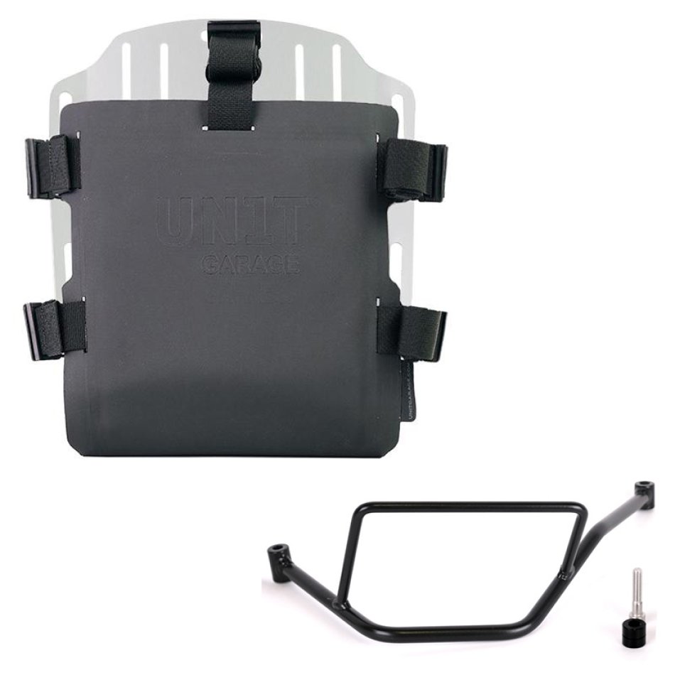 Portaborse in alluminio con frontale regolabile in Hypalon e aggancio rapido + Telaio BMW F450GS SX