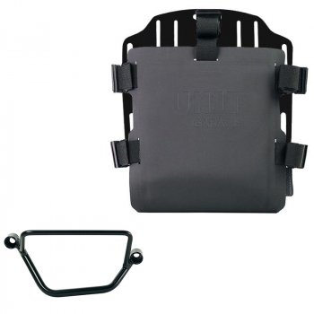 Portaborse in alluminio con frontale regolabile in Hypalon e aggancio rapido + Telaio Honda GB350S DX