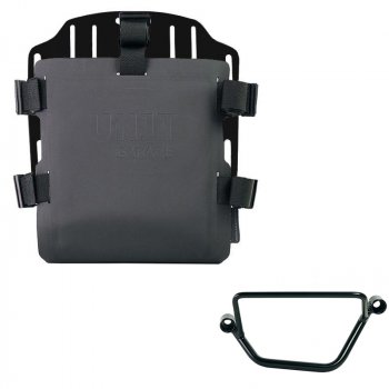 Portaborse in alluminio con frontale regolabile in Hypalon e aggancio rapido + Telaio Honda GB350S SX