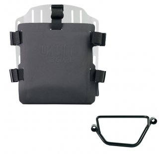 Portaborse in alluminio con frontale regolabile in Hypalon e aggancio rapido + Telaio Honda GB350S SX