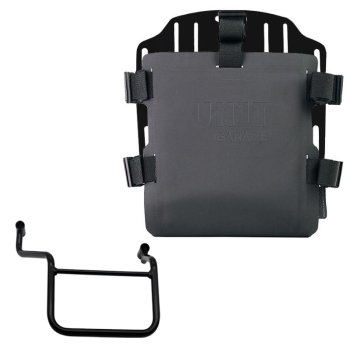 Portaborse in alluminio con frontale regolabile in Hypalon e aggancio rapido + Telaio Honda Transalp 750 (2023 in poi) DX