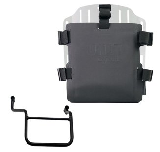 Portaborse in alluminio con frontale regolabile in Hypalon e aggancio rapido + Telaio Honda Transalp 750 (2023 in poi) DX