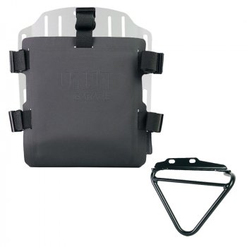 Portaborse in alluminio con frontale regolabile in Hypalon e aggancio rapido + Telaio Husqvarna 125-250-401 (2024 in poi) SX