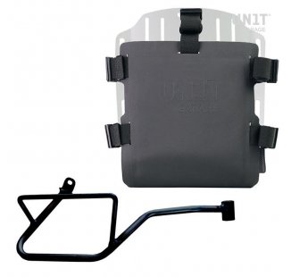 Portaborse in alluminio con frontale regolabile in Hypalon e aggancio rapido + Telaio Moto Guzzi V7 EURO5 PLUS (2025 in poi) DX