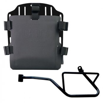 Portaborse in alluminio con frontale regolabile in Hypalon e aggancio rapido + Telaio Moto Guzzi V7 EURO5 PLUS (2025 in poi) SX