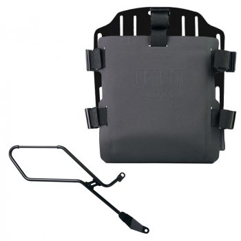Portaborse in alluminio con frontale regolabile in Hypalon e aggancio rapido + Telaio Triumph Bonneville Bobber DX