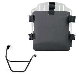 Portaborse in alluminio con frontale regolabile in Hypalon e aggancio rapido + Telaio Triumph Street Scrambler 900 (2026 in poi) DX