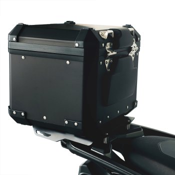 Portapacchi con maniglie passeggero + Piastra per bauletto originale BMW F450GS