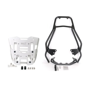 Portapacchi con maniglie passeggero + Piastra per bauletto originale BMW F450GS