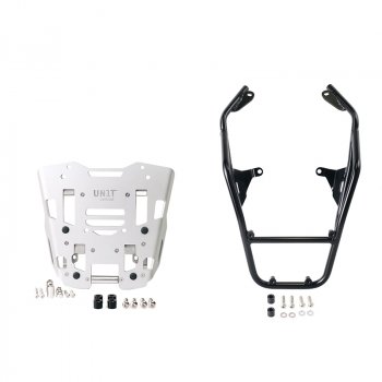 Portapacchi con maniglie passeggero + Piastra per bauletto originale BMW R12 G/S