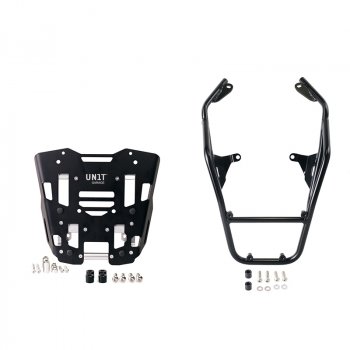 Portapacchi con maniglie passeggero + Piastra per bauletto originale BMW R12 G/S