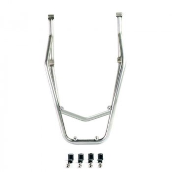 Portapacchi posteriore con maniglie passeggero Ducati Desert X Argento