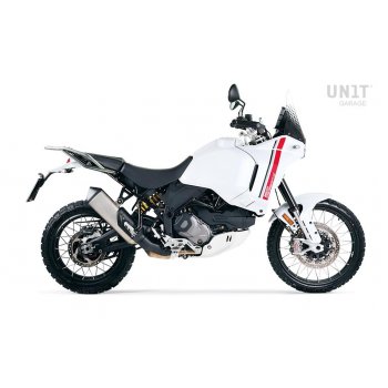 Portapacchi posteriore con maniglie passeggero Ducati Desert X Argento