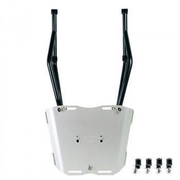 Portapacchi posteriore con maniglie passeggero Ducati Desert X Nero