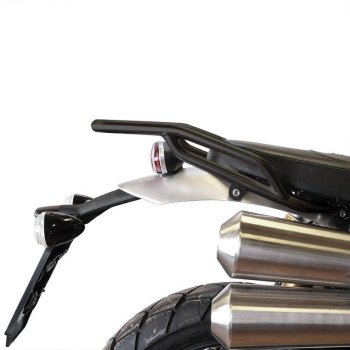 Portapacchi posteriore nero con maniglie passeggero Triumph Scrambler 1200 X & XE