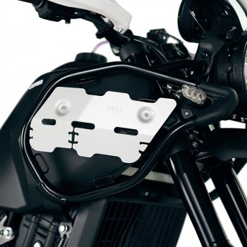 Protezioni laterali Argento in alluminio Himalayan 450 (2024 in poi)