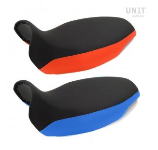 Sella lunga nera/arancio
