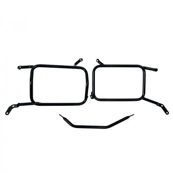 Telai per borse in alluminio Moto Guzzi V85 TT (2024 in poi) Nero