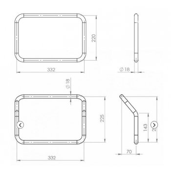 Telai per borse in alluminio R1200GS LC - R1250GS & ADV 