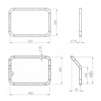 Telai per borse in alluminio R1200GS LC - R1250GS & ADV 