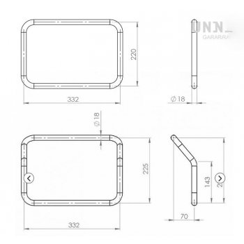 Telai per borse in alluminio R1200GS LC - R1250GS & ADV 