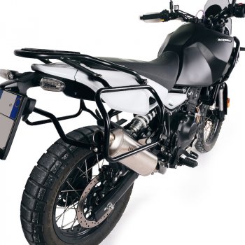 Telai per borse in alluminio Royal Enfield Himalayan 450 per scarico aftermarket (2024 in poi)