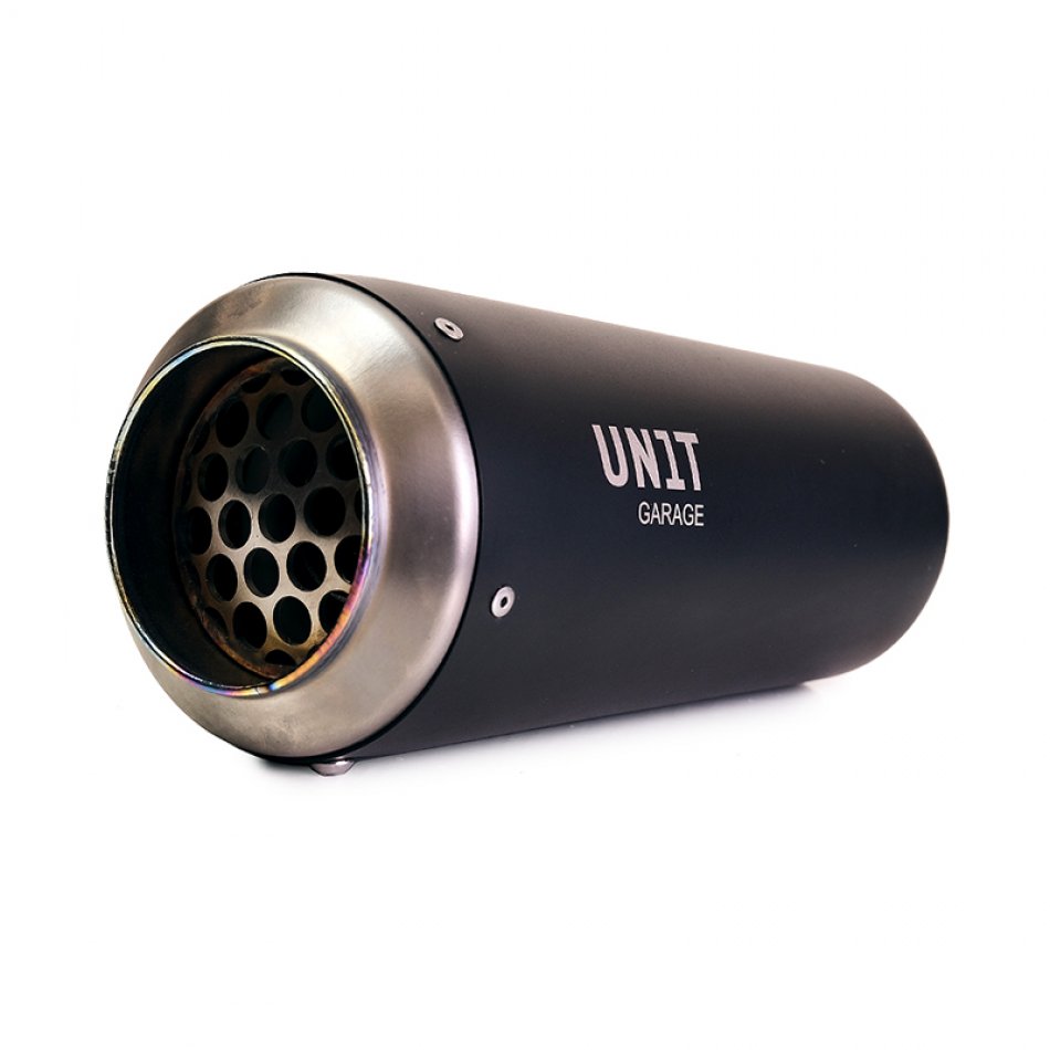 Terminale con frangifiamma Nero DX