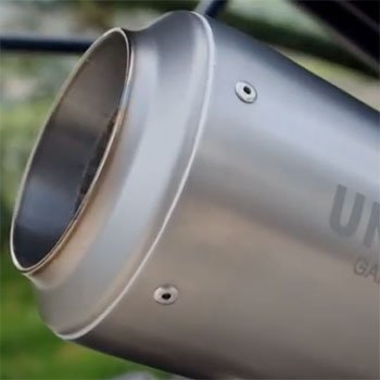 UnitGarage DOUBLE GP-STYLE EXHAUST for the BMW R 1200GS LC